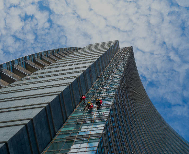 embassy cleaning cladding dark